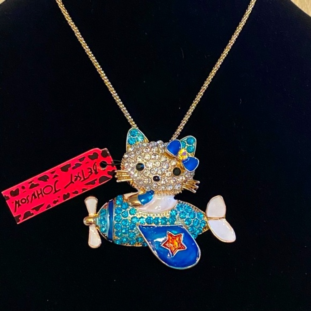 NWT BETSEY JOHNSON Kitty Airplane Pilot 😻